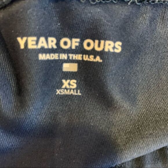 Year Of Ours Side Elastic Logo Leggings Black - Picture 10 of 10